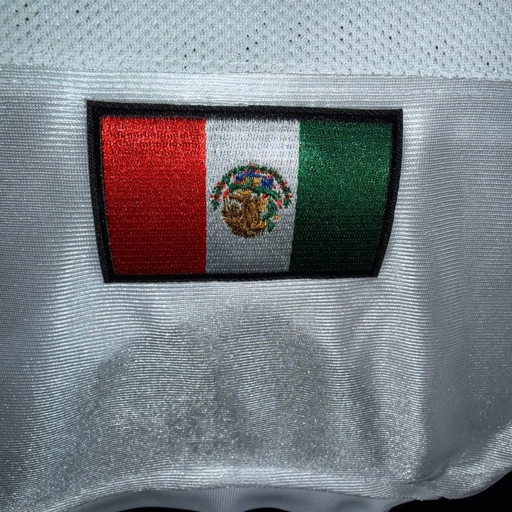 White Sequin Mexico Patch Jersey - image 6